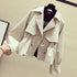 Women's short short trench coat - ROUTINE FASHION